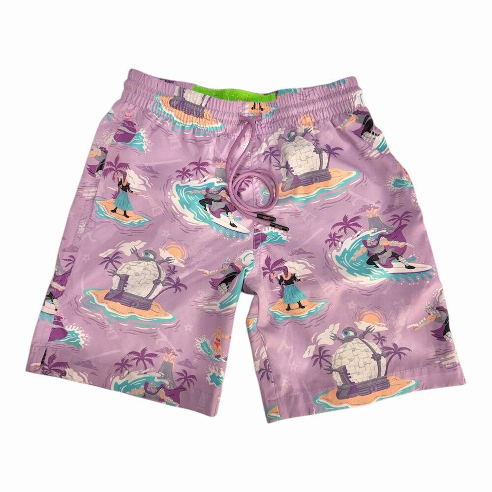 RSVLTS x Nickelodeon TMNT Shredder Shreds Youth Medium Swim Trunks